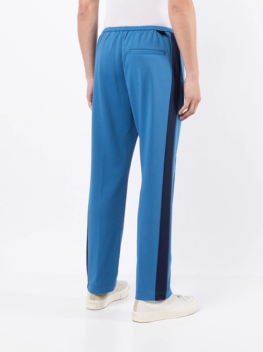 side-stripe track pants - 4