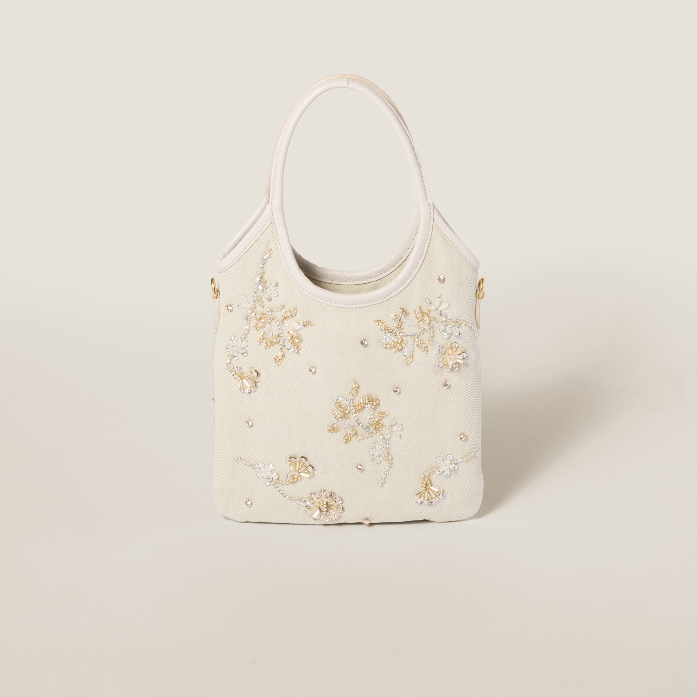 IVY embroidered gabardine bag - 3