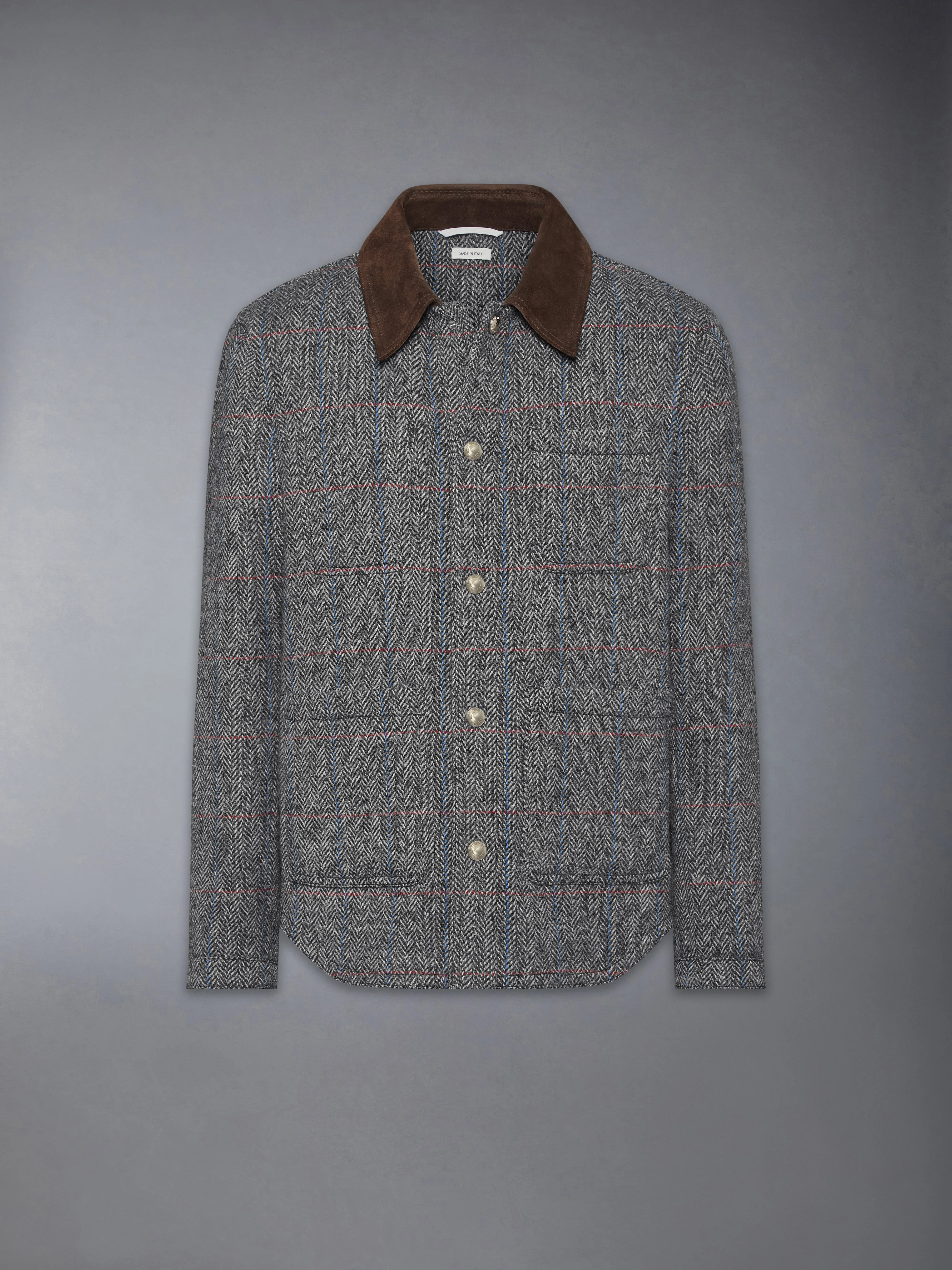 HUNTING TWEED UTILITY JACKET - 1