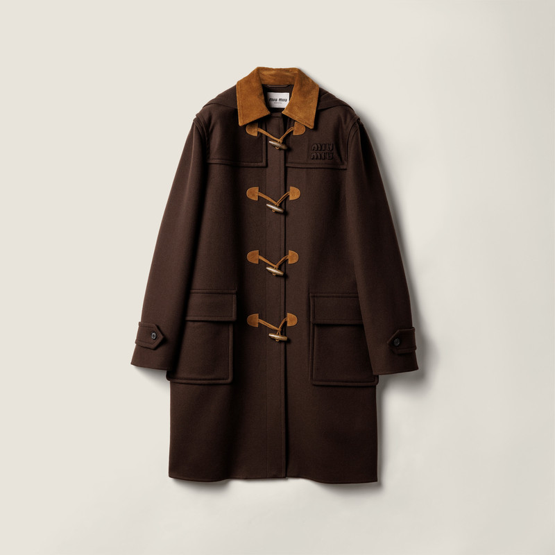 Double cashmere and wool duffle coat 1