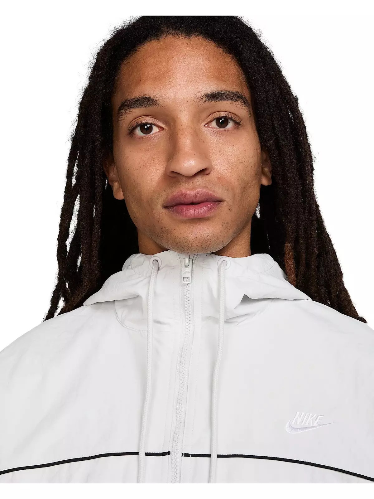 Men's Club Hooded Jacket - Light Grey - 3