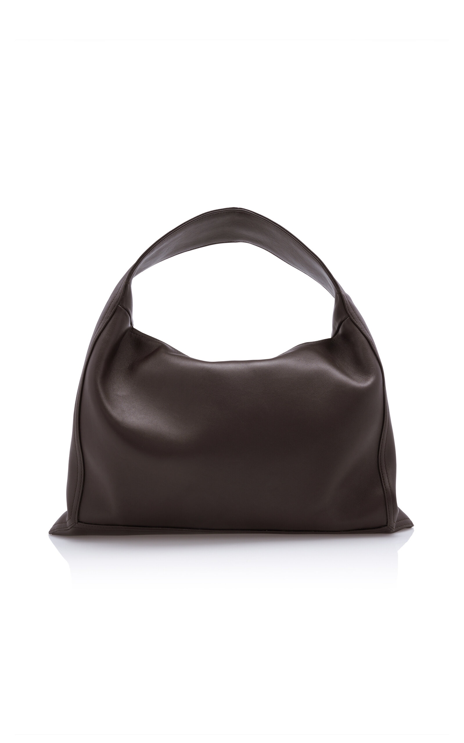 Small Hop Silky Leather Bag brown - 4