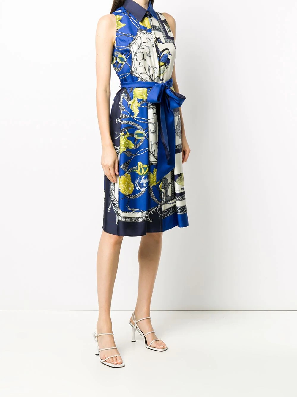 Elisabeth scarf print dress - 3