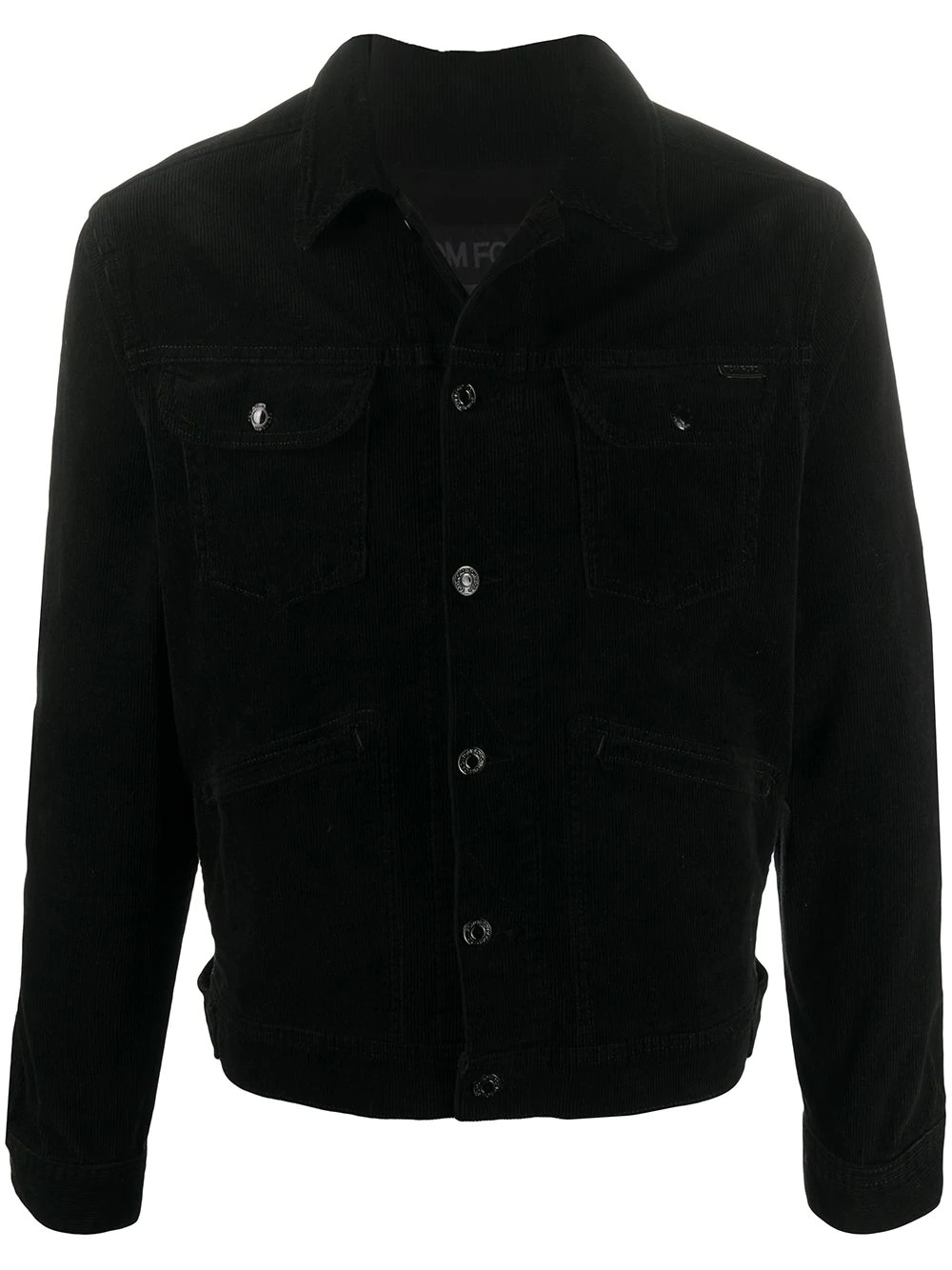 corduroy shirt jacket - 1