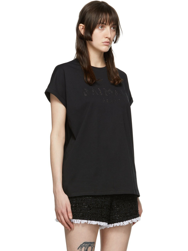 Black Cotton T-Shirt 2