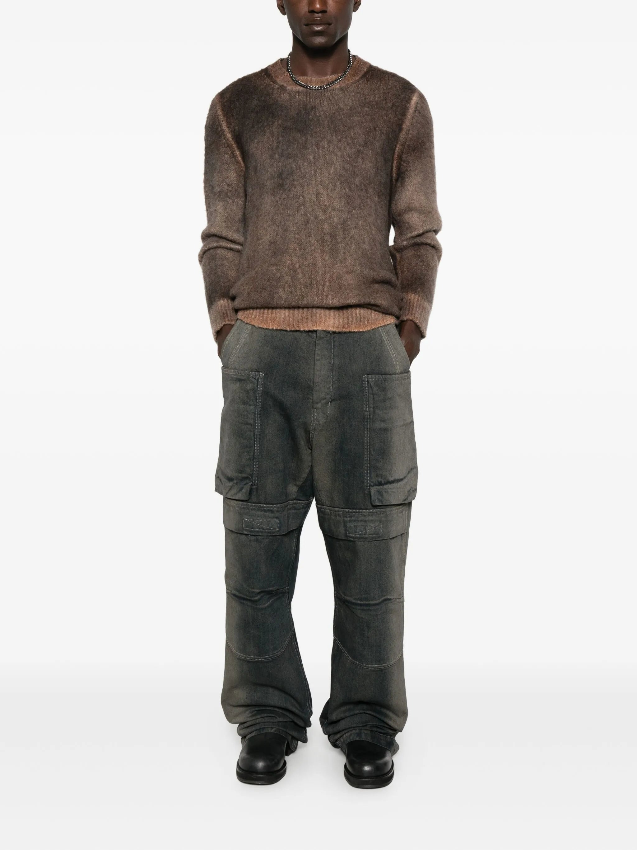 Avant Toi Brushed Crew-neck Sweater - 4