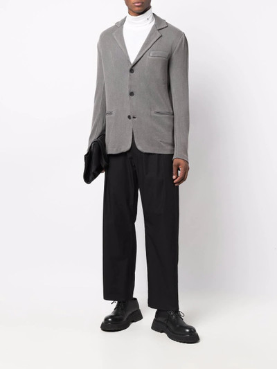 Avant Toi fitted single-breasted blazer outlook