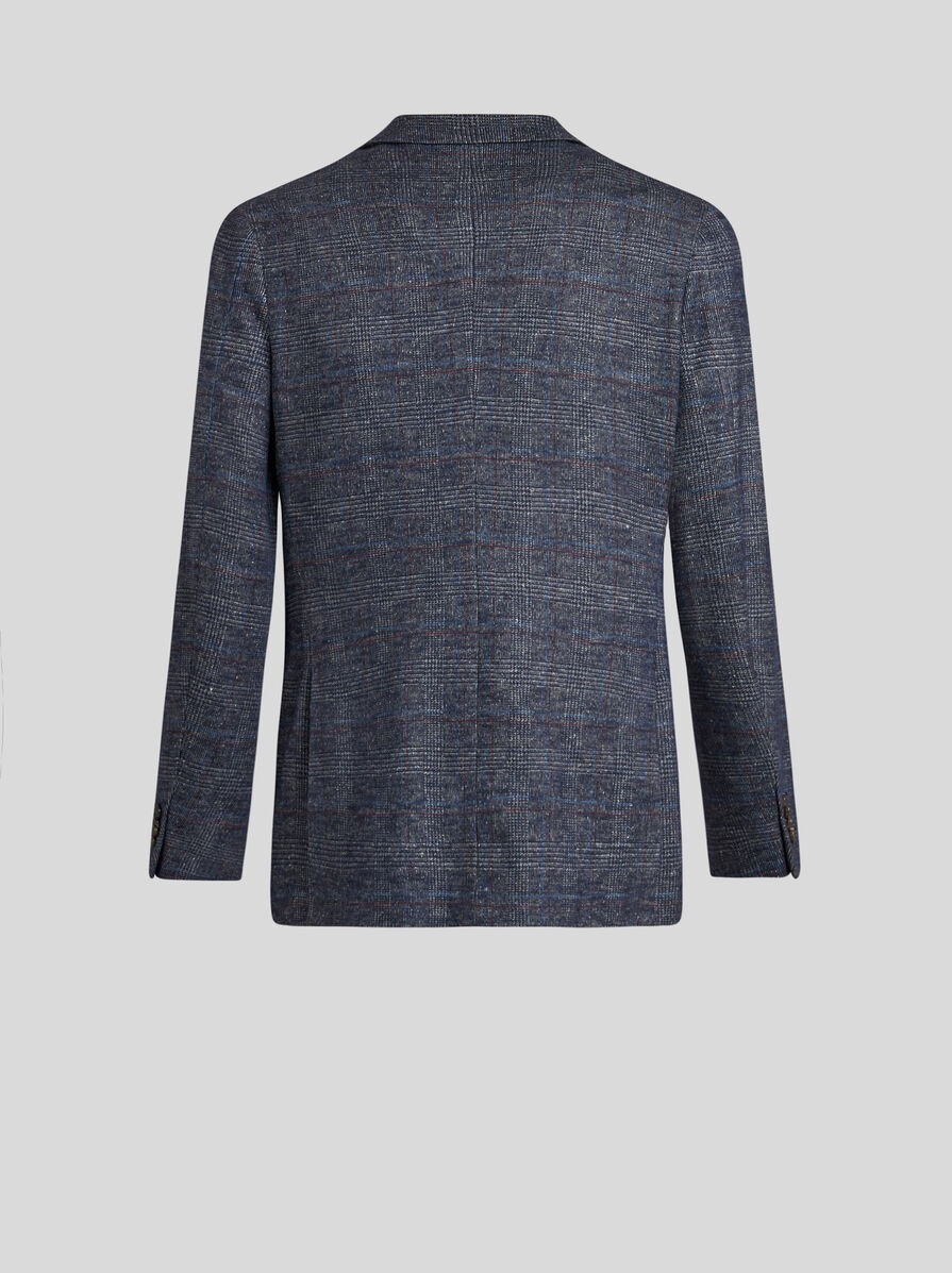 SILK AND ALPACA WOOL BLAZER - 5