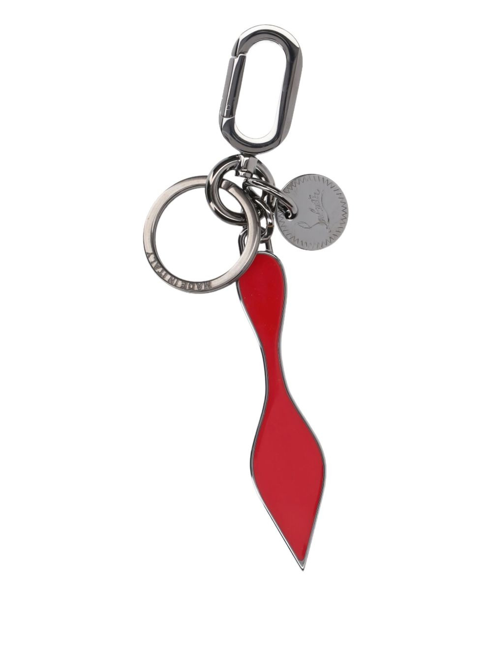 Mooncrest red-bottom keyring - 1