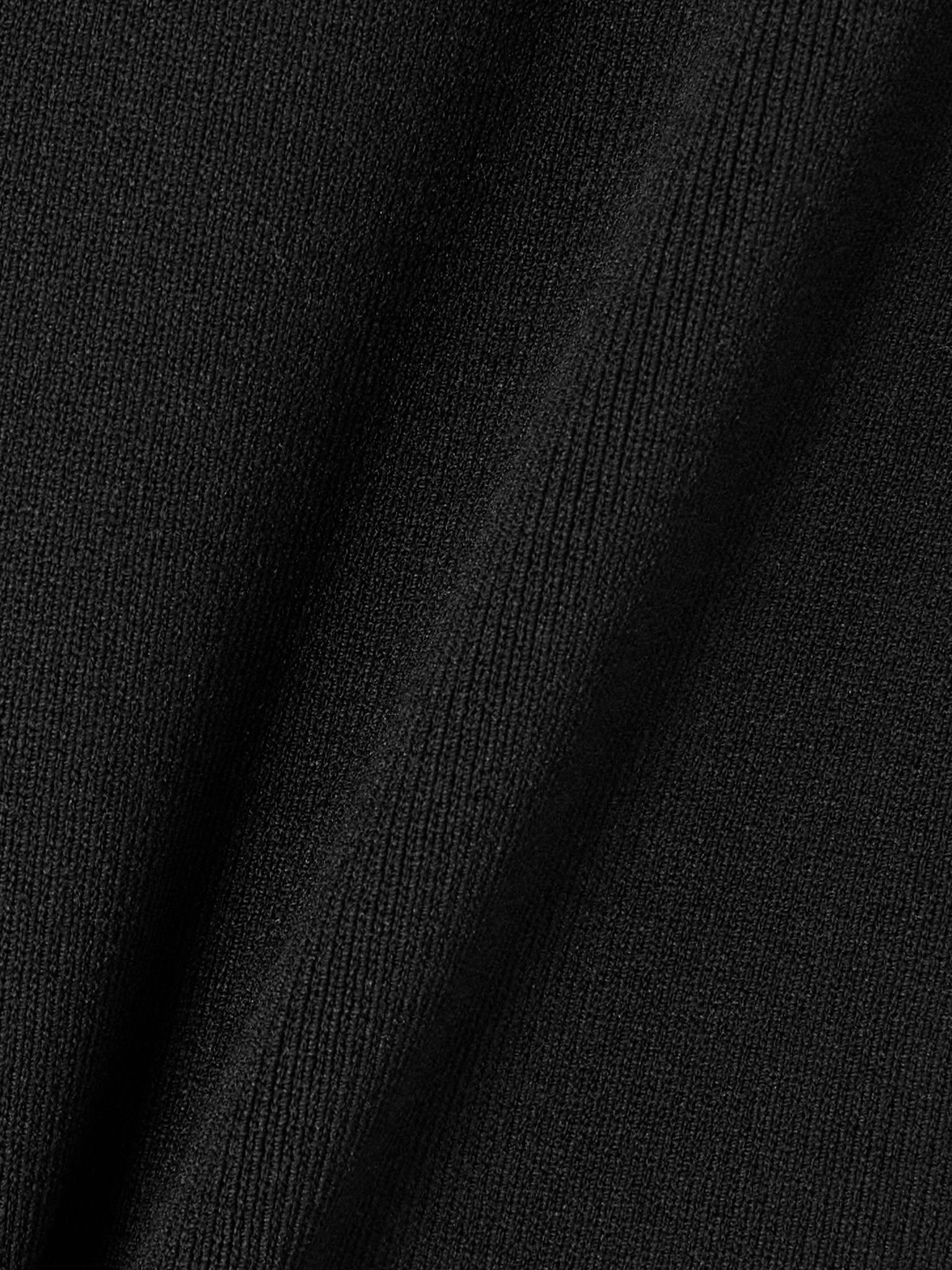 Cropped crepe slim-leg pants Black - 5