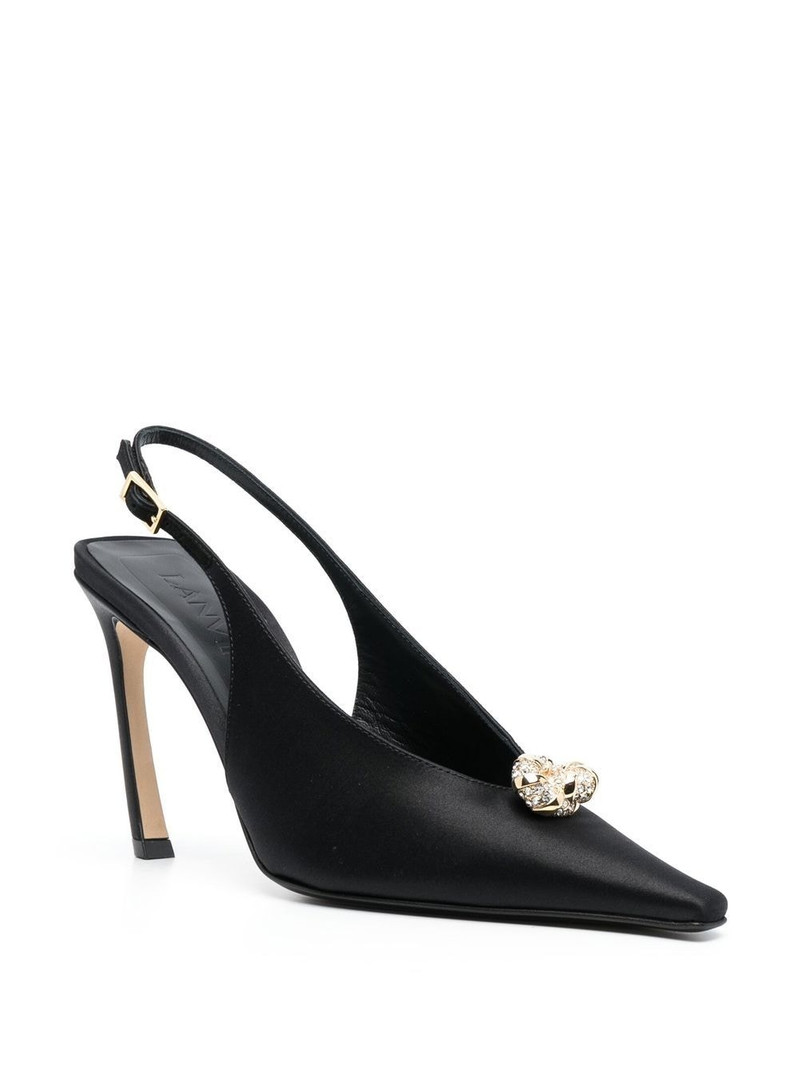 Lanvin pointed-toe slingback pumps outlook