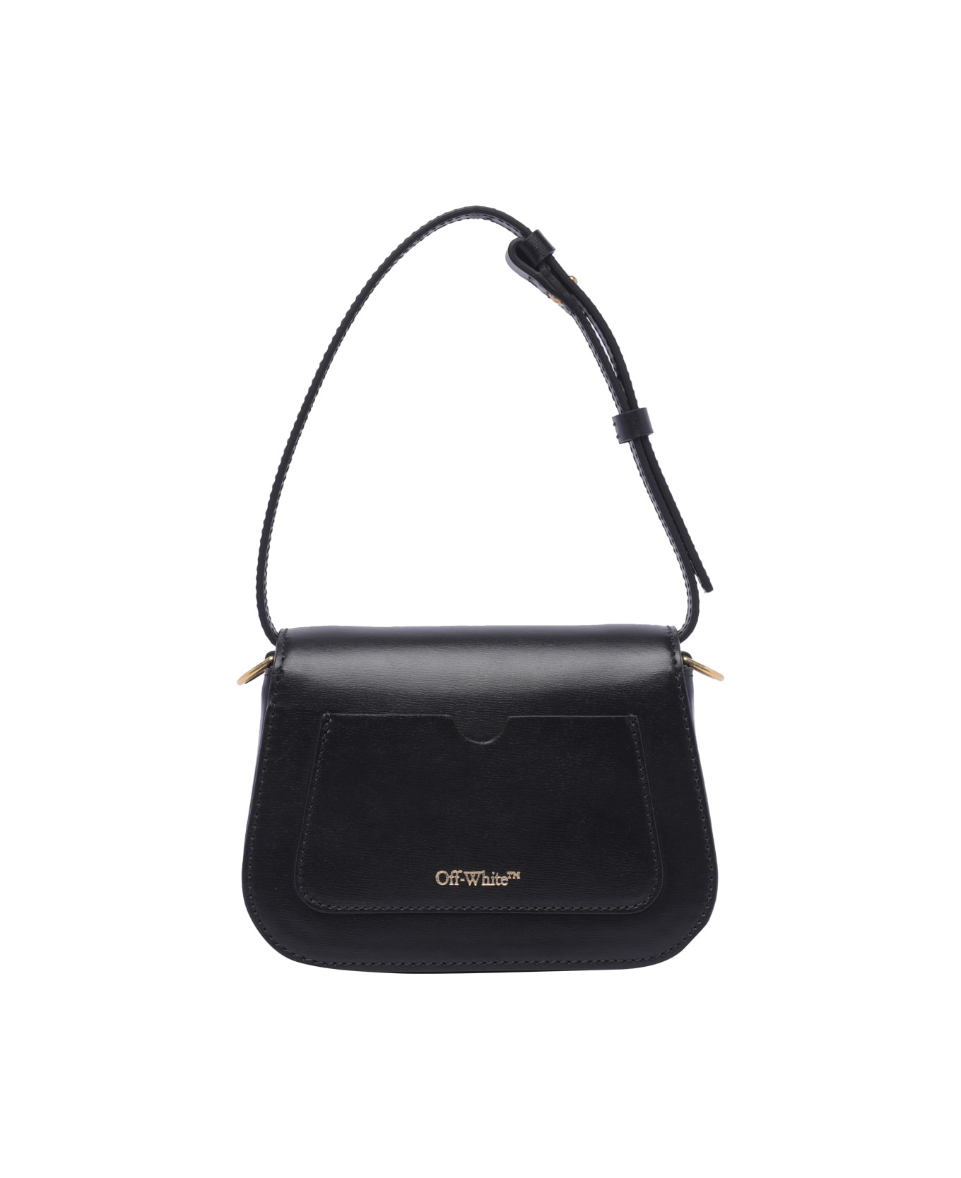 Skeleton Binder Leather Shoulder Bag - 3