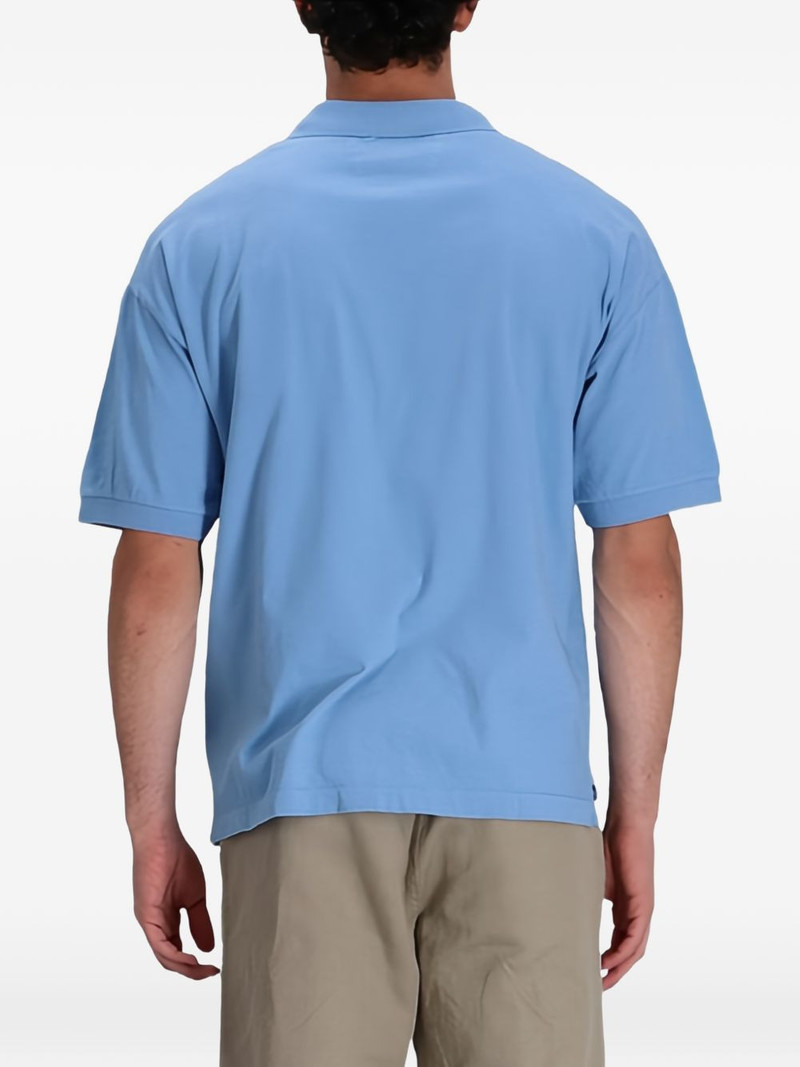 logo-embroidered polo shirt 4