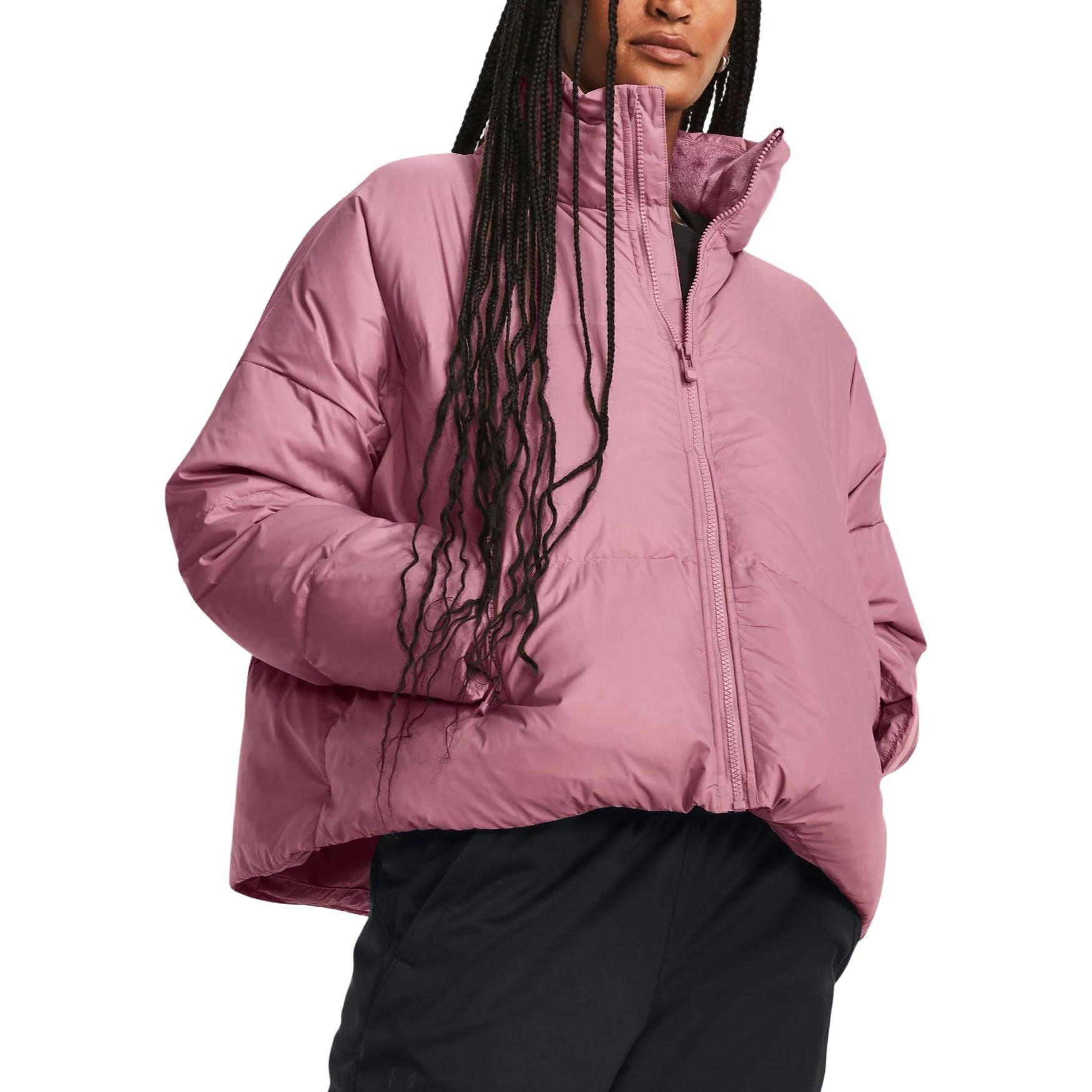 (WMNS) Under Armour ColdGear Infrared Down Puffer Jacket 'Pink' 1378858-697 - 3