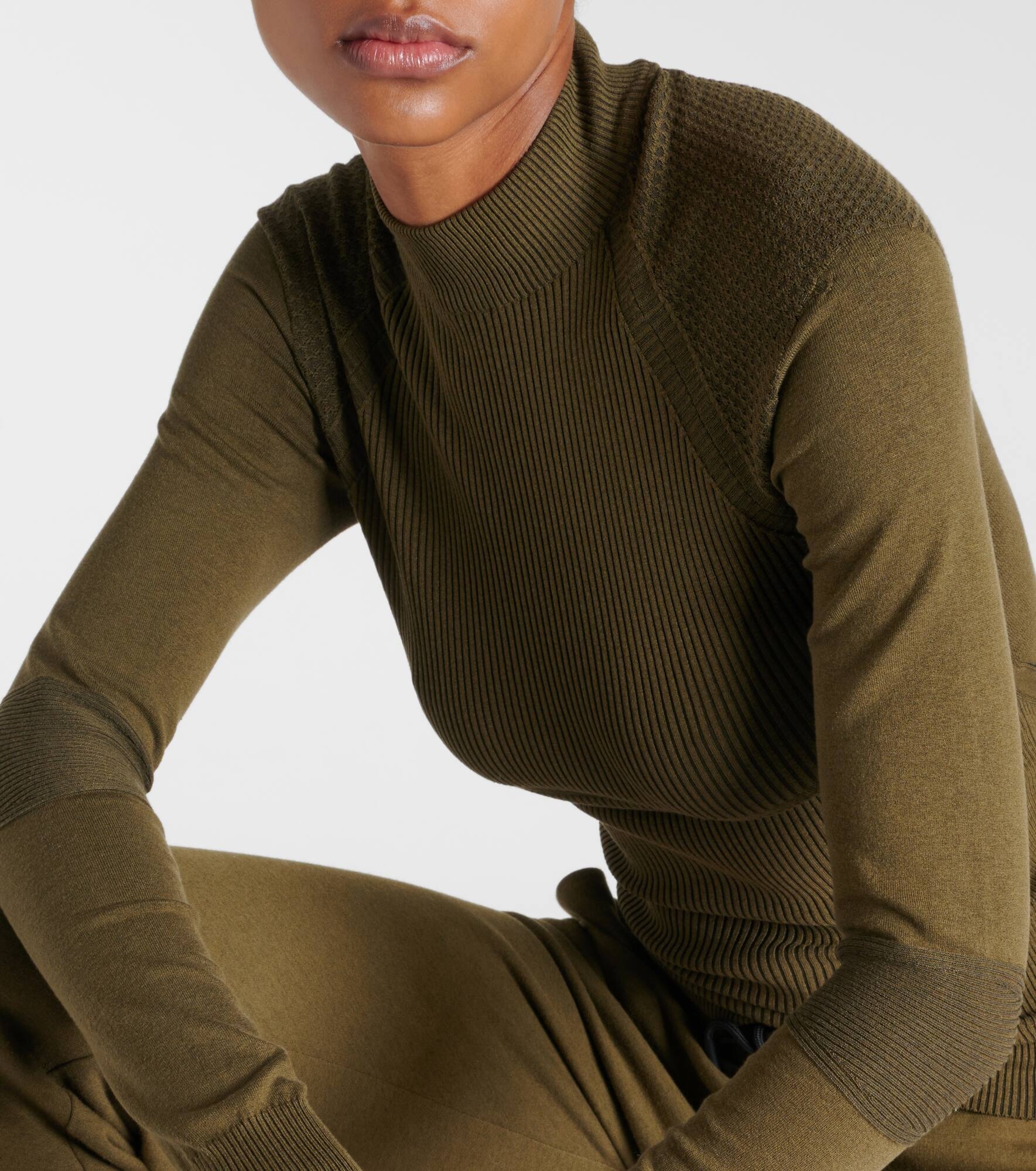 Ribbed-knit silk-blend sweater - 4
