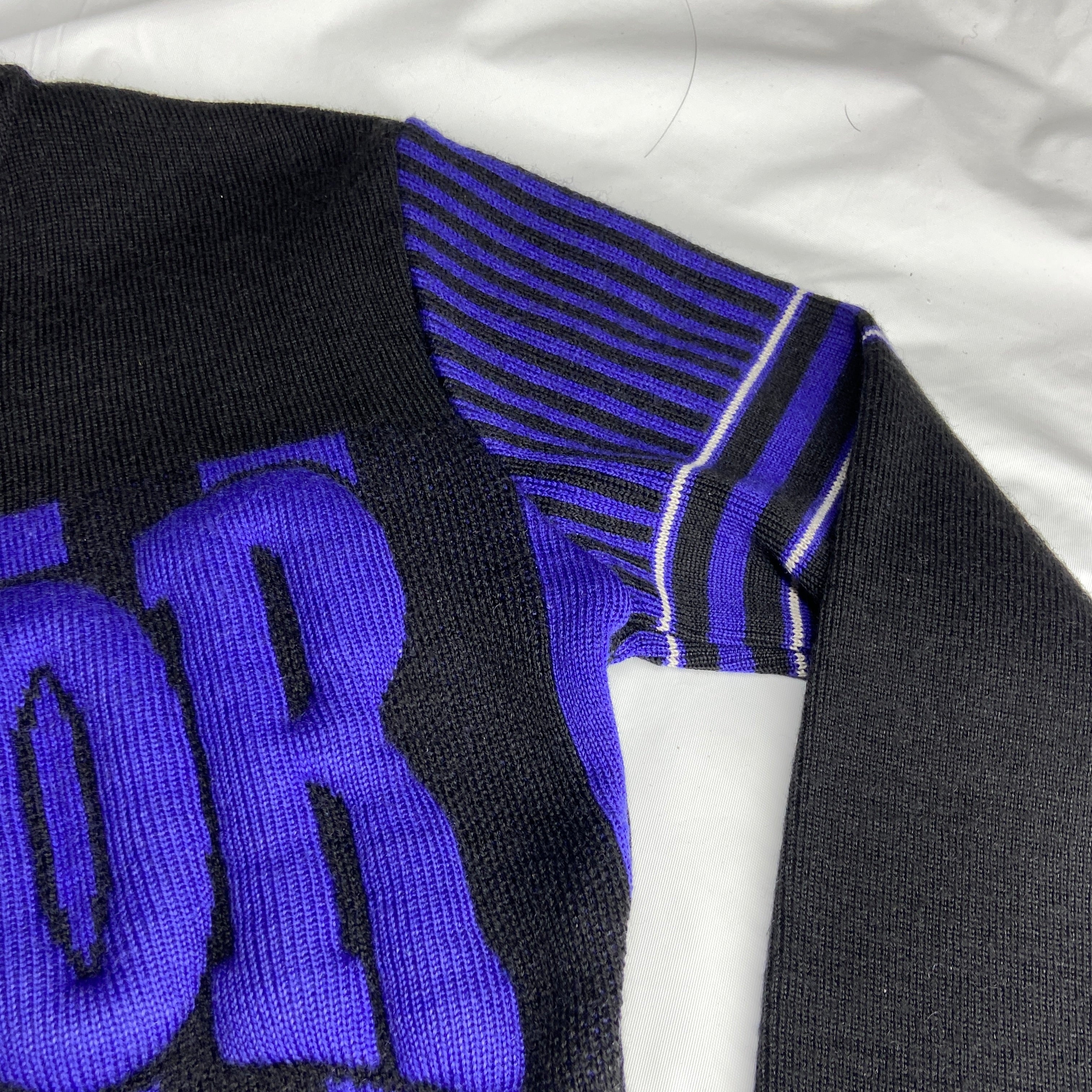 Jean paul gaultier fw92 junior gaultier 3d logo knit sweater - 9