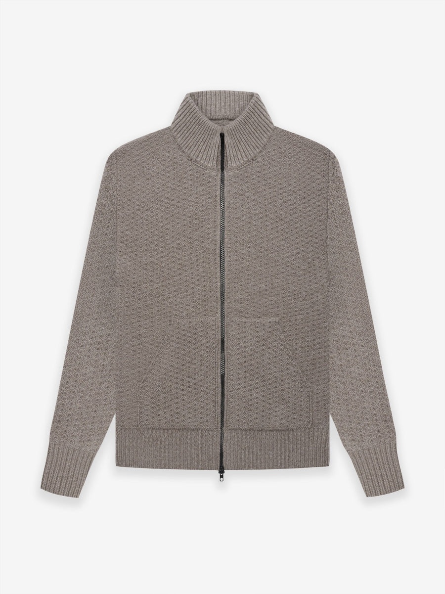 Full Zip Knit Cardigan - 1