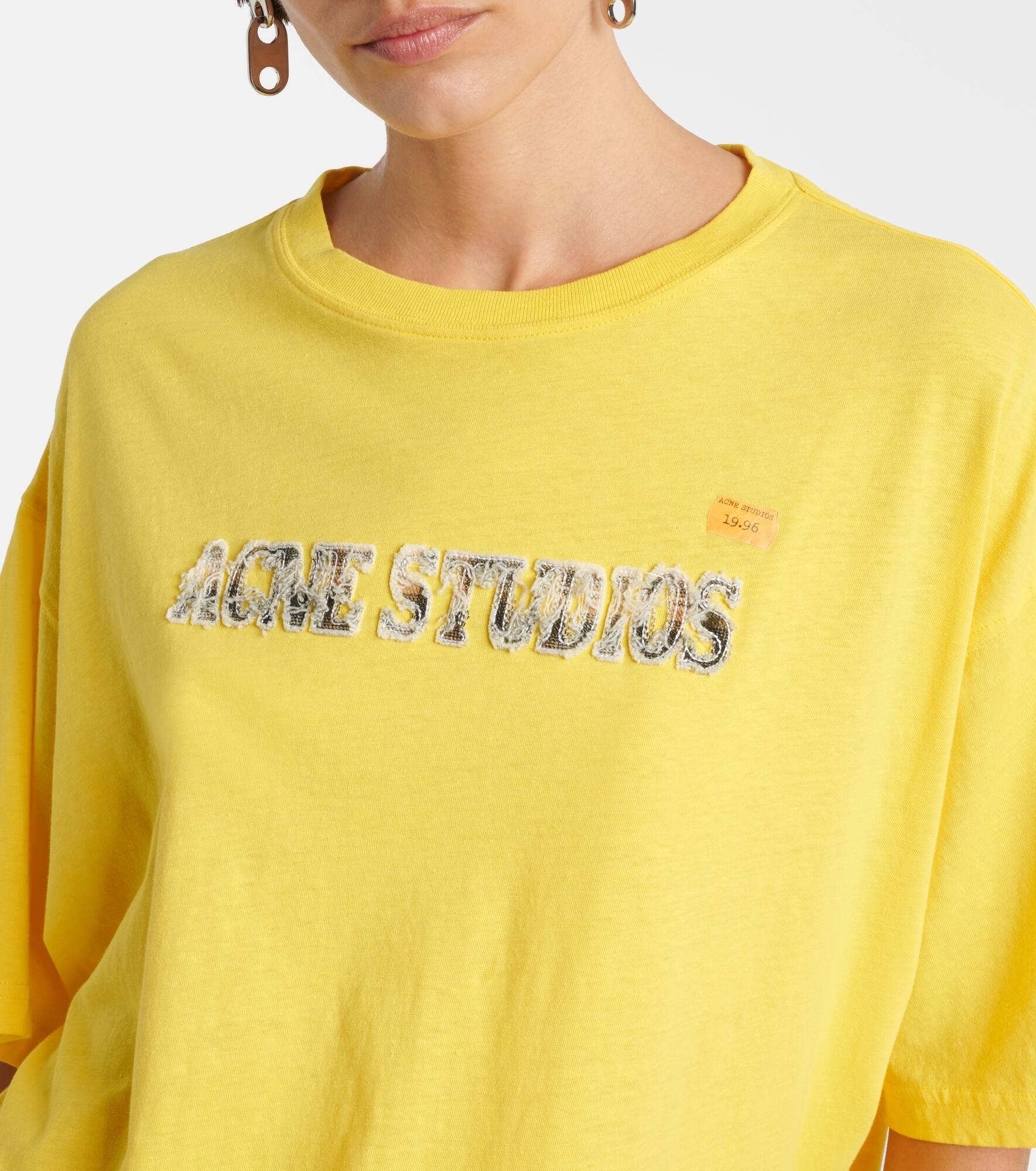 Logo cotton-blend jersey T-shirt - 4