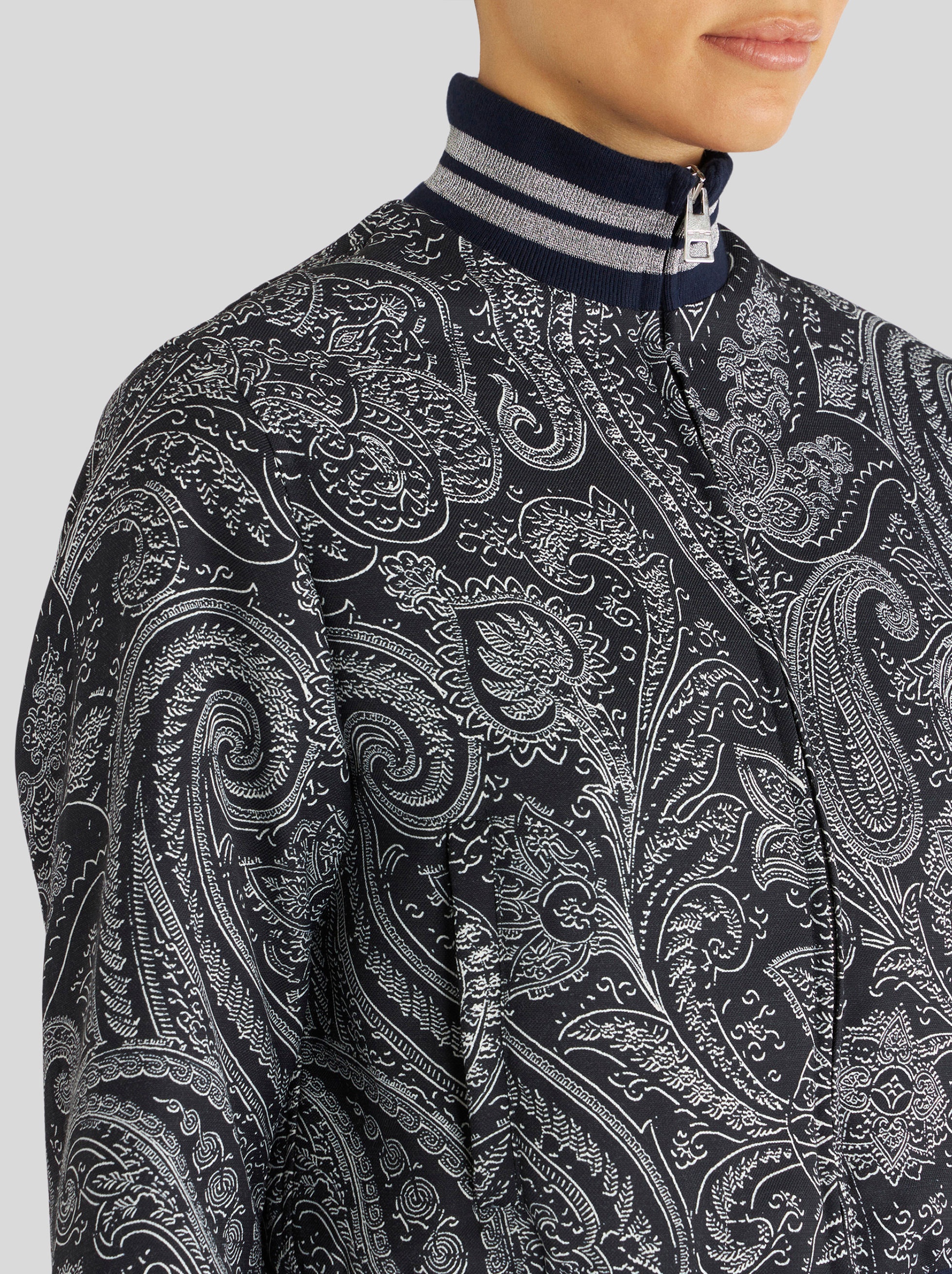 PAISLEY BOMBER JACKET - 2