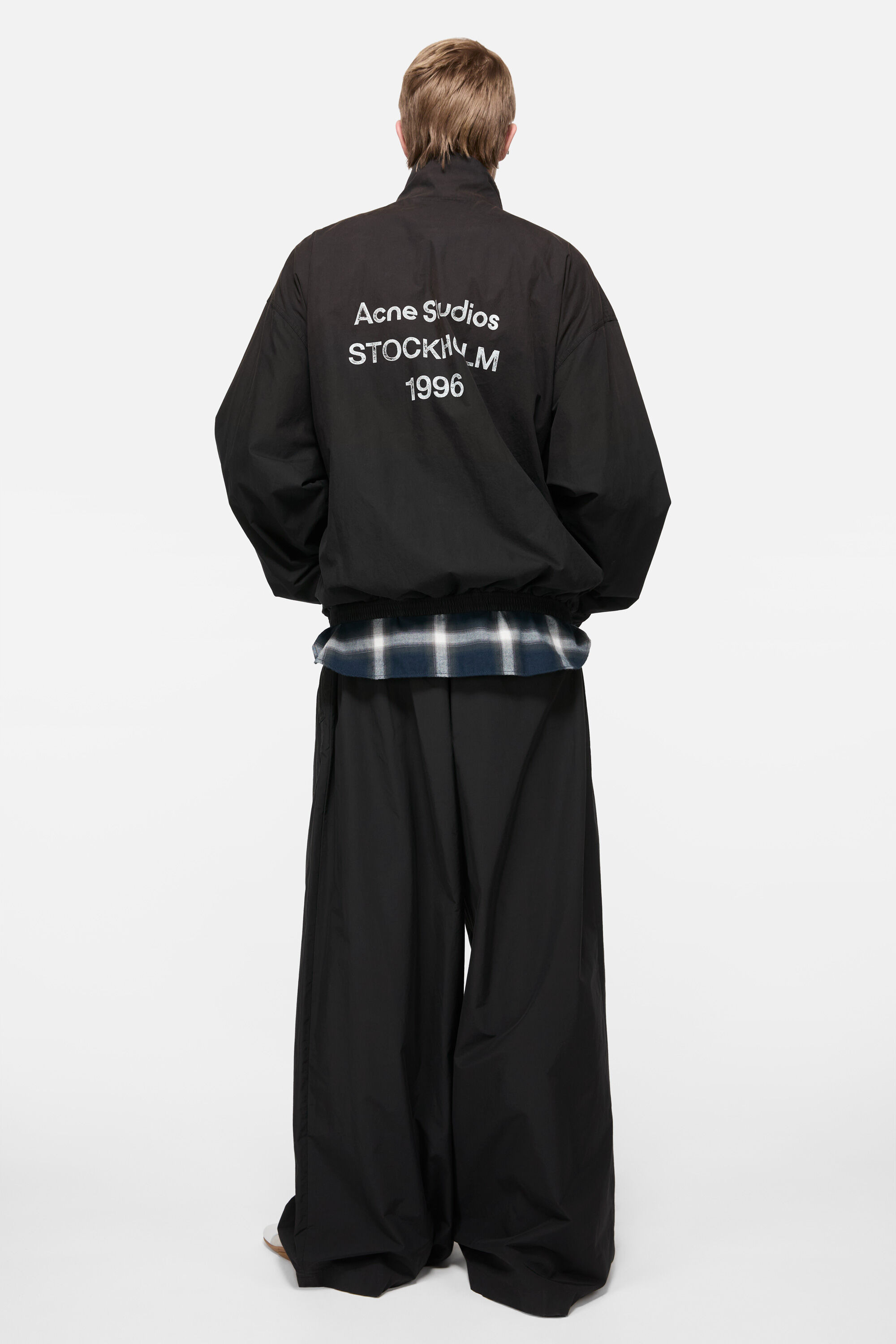 Logo zipper jacket - Black - 2
