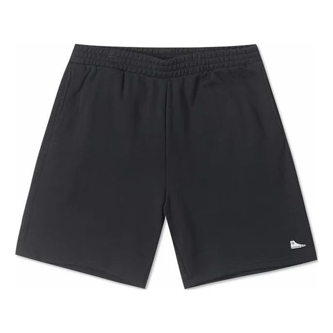 Converse Sneaker Patch Solid Shorts 'Black' 10026844-A01 - 1