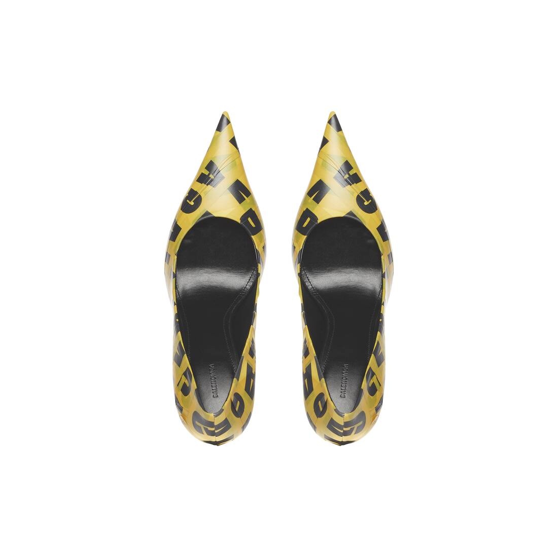 Women's Knife 110mm Pump  in Yellow - 6