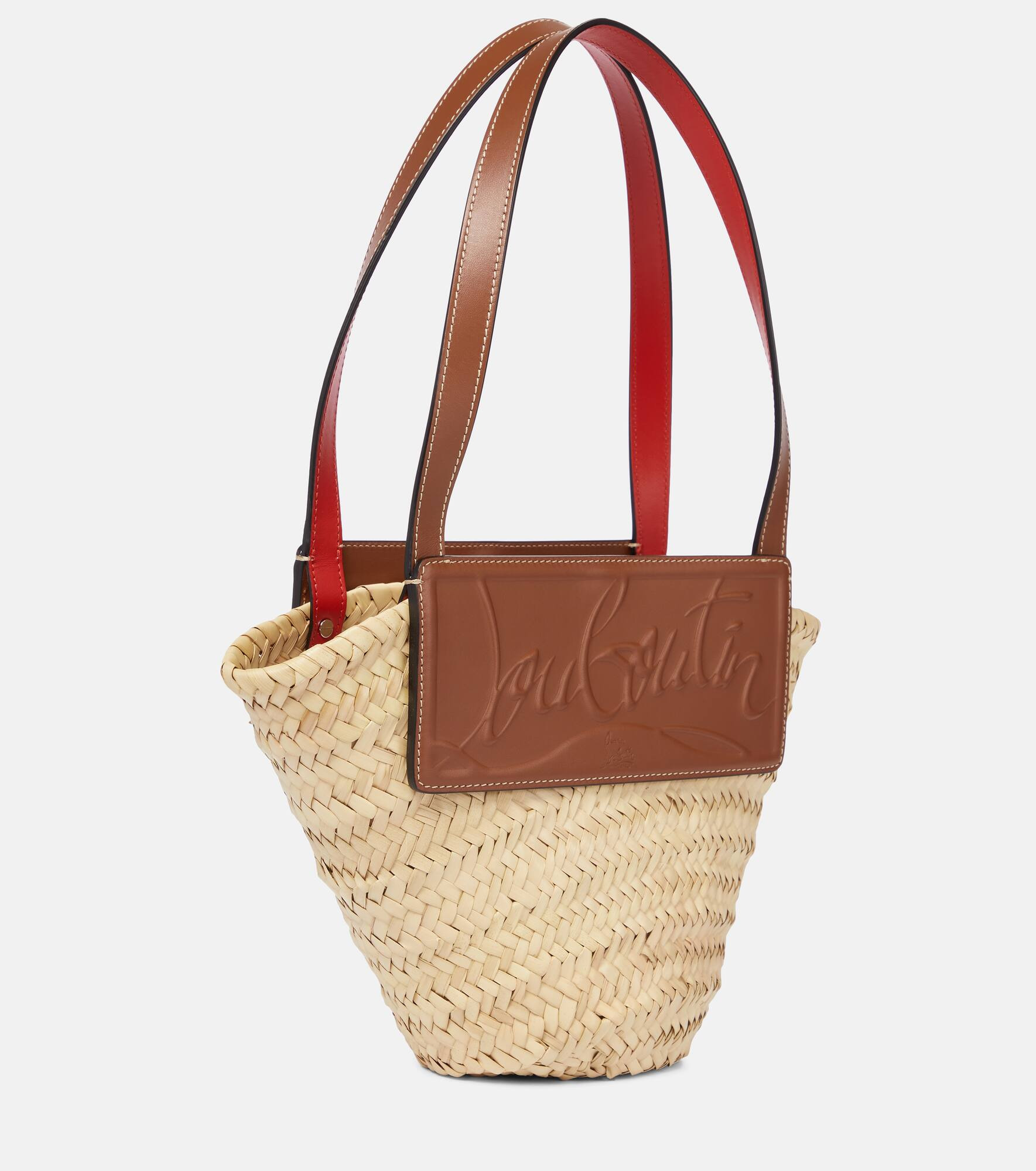 Loubishore Small raffia tote - 4