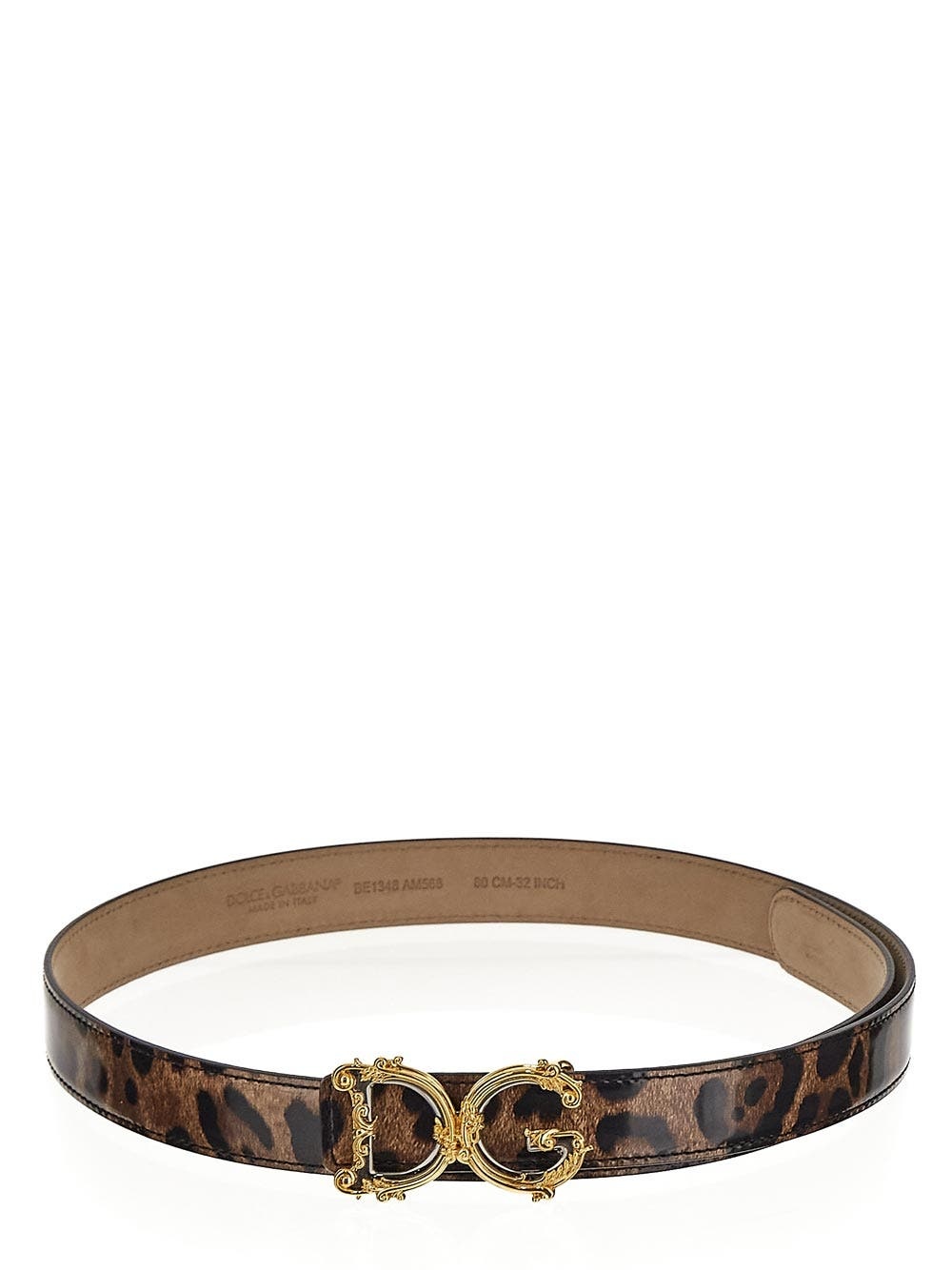 ベルト Dolce & Gabbana FW23 LEOPARD PRINT BELT (BE1348_AM568HA93M) MULTICOLOUR Dolce & Gabbana LEOPARD PRINT BELT (BE1348