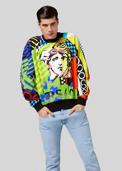 VERSACE Pop Temple Print Sweatshirt outlook