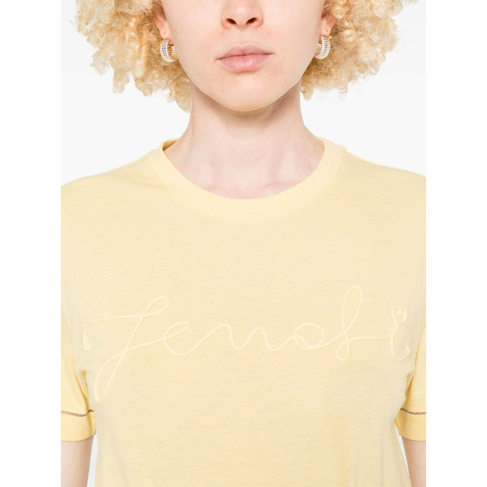 Fendi Yellow Tops - T-Shirts & Jerseys Women - 3
