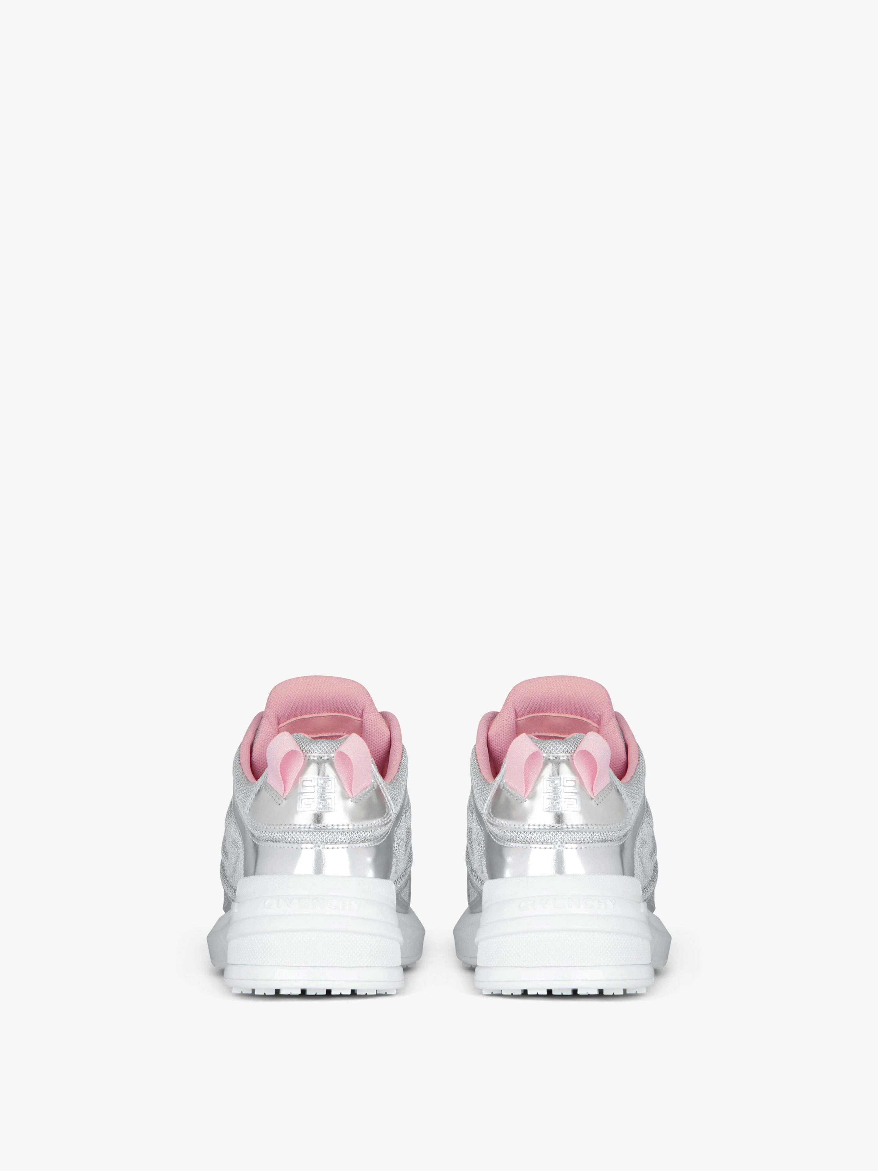 GIV 1 LIGHT SNEAKERS IN TECHNICAL CANVAS AND METALLIZED LEATHER - 7