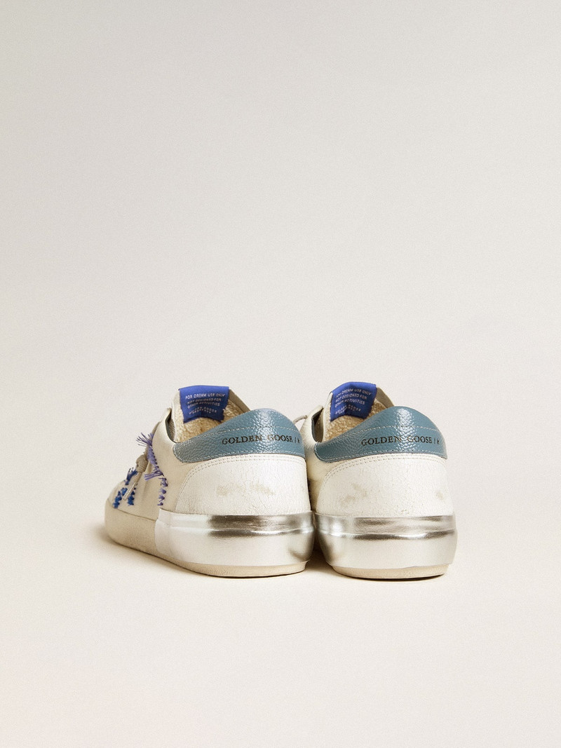 냅파의 Men’s Super-Star LTD, 자수 스타와 가죽 힙 탭 4