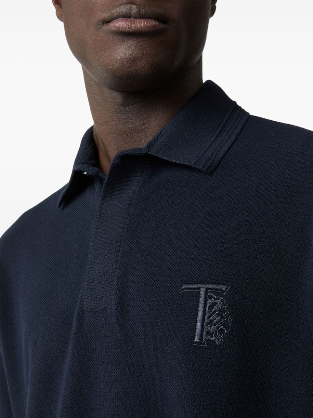 embroidered-logo polo shirt - 4