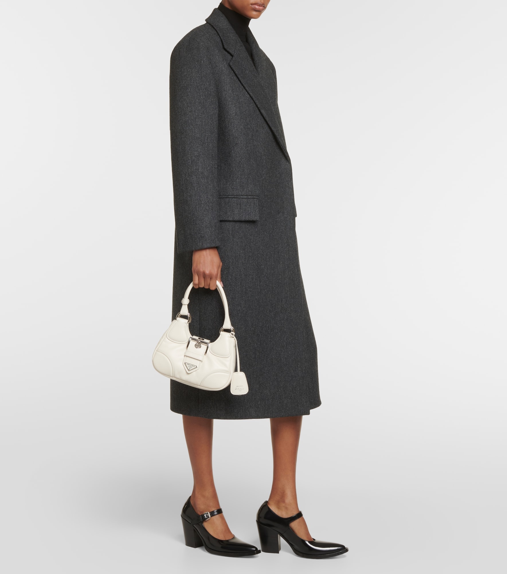 Moon Small leather shoulder bag - 5