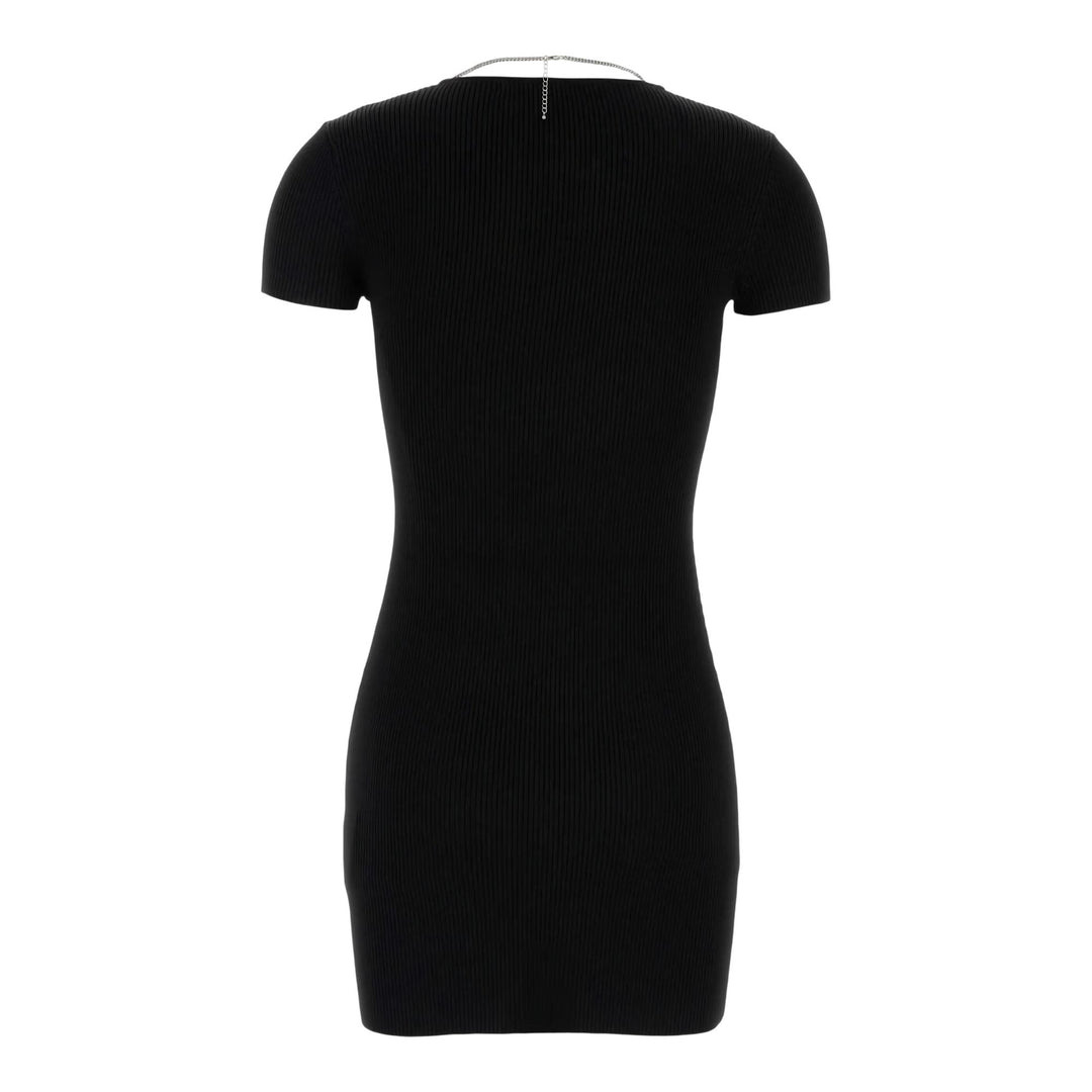 V-Neck Dress With Nameplate - 2