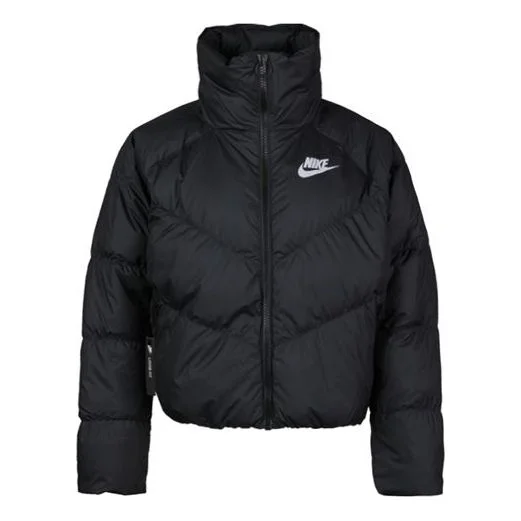 (WMNS) Nike Sportswear Windpuffer Therma-FIT Loose Puffer Jacket 'Black' BV2880-010 - 1
