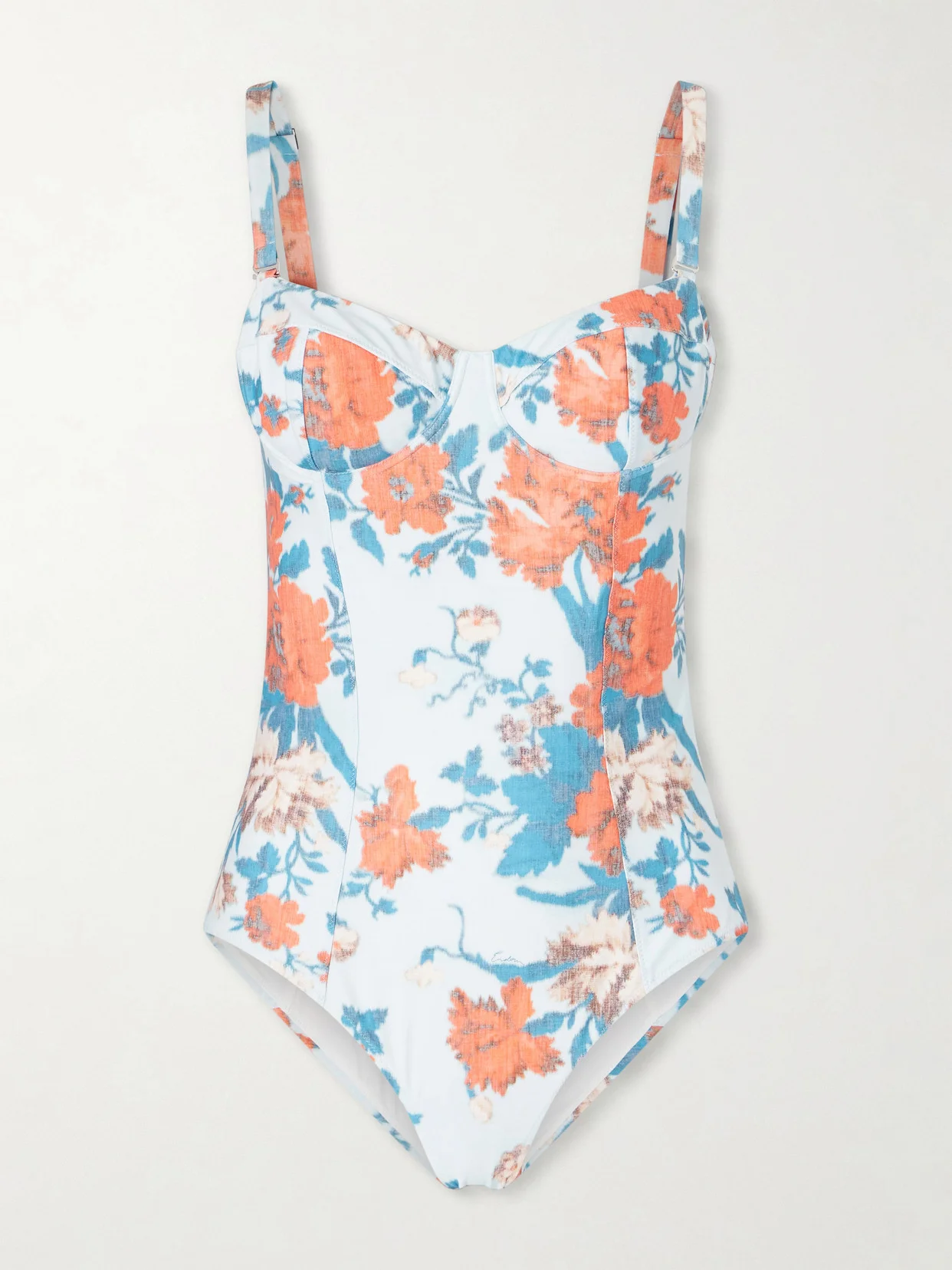 Floral-print Swimsuit - 1