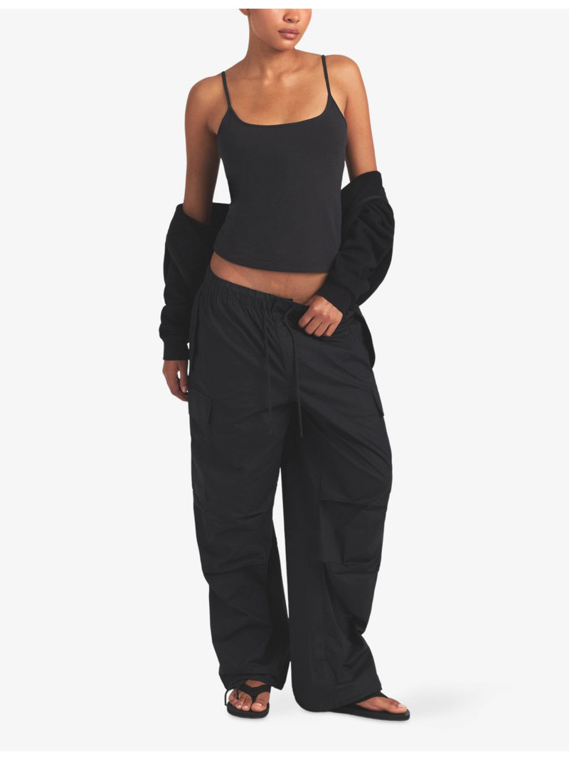 SKIMS Wide-Leg Cargo-Pocket Stretch-Cotton Trousers outlook