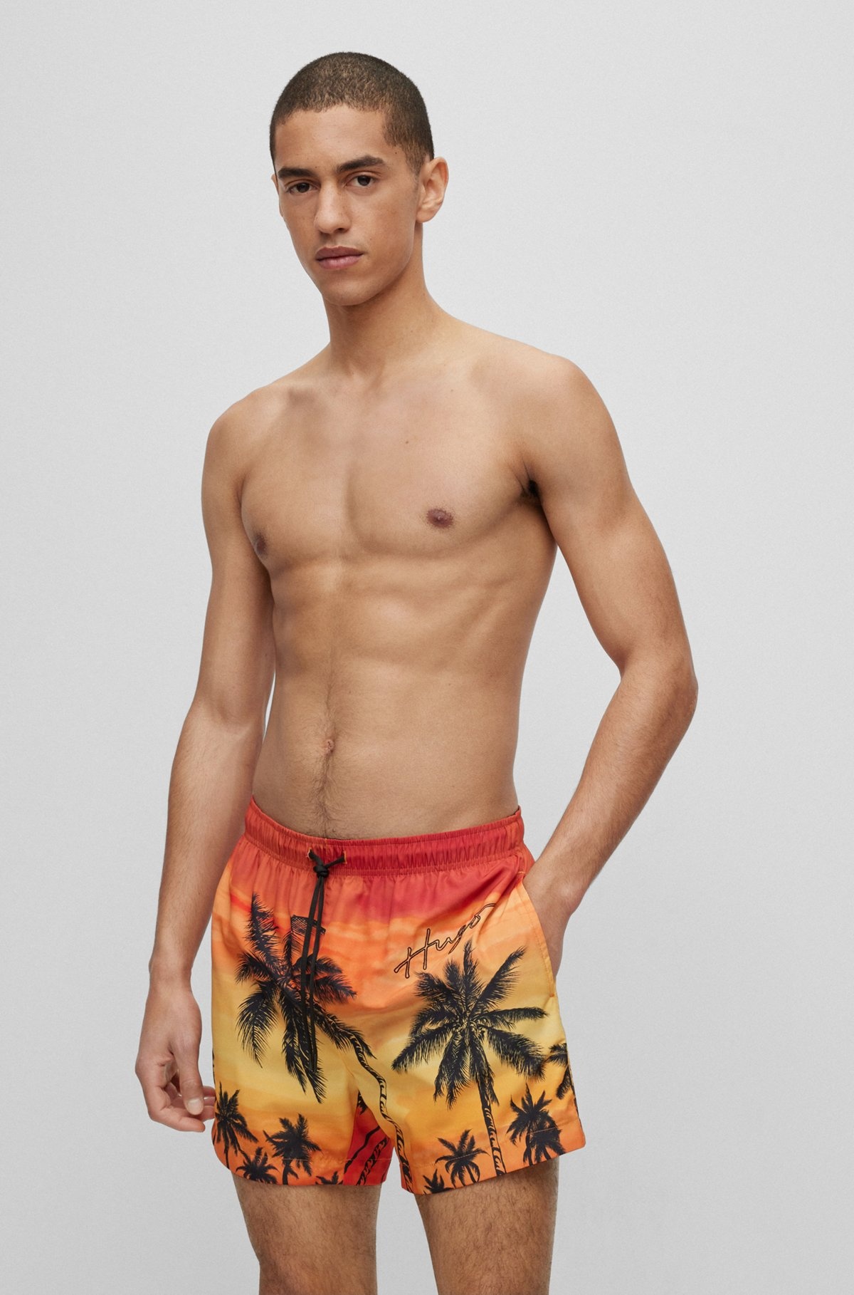 QUICK-DRY SWIM SHORTS - 2