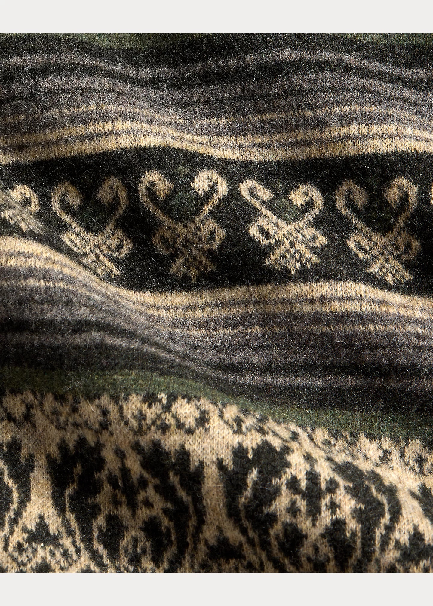 Wool-Cashmere Jacquard Sweater Jacket - 6