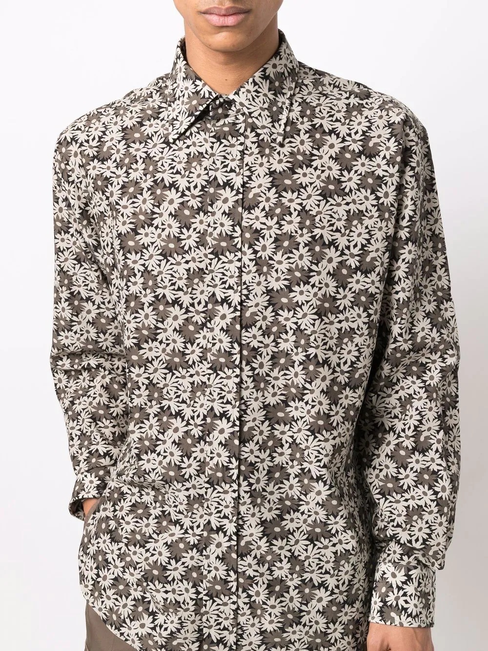 daisy floral-print shirt - 5