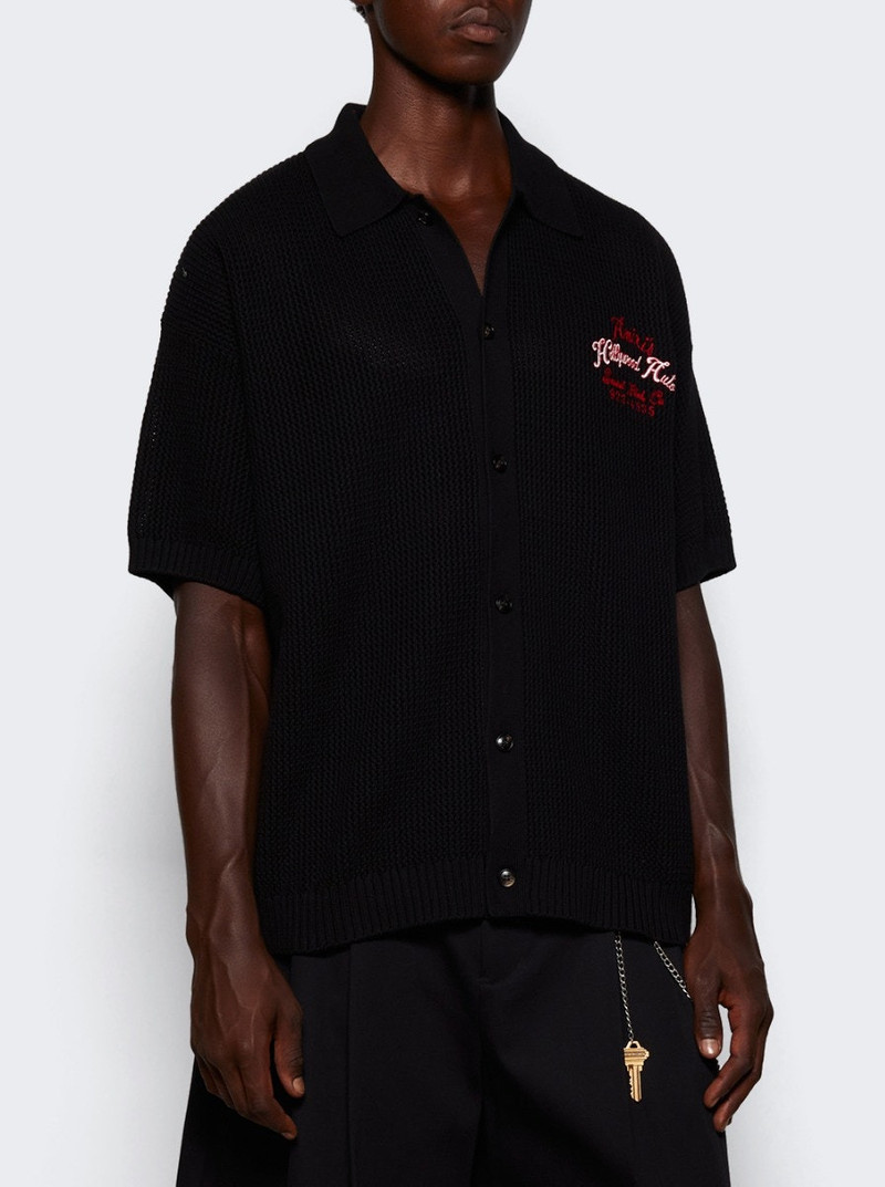 AMIRI Hollywood Auto Mesh Shirt Black outlook