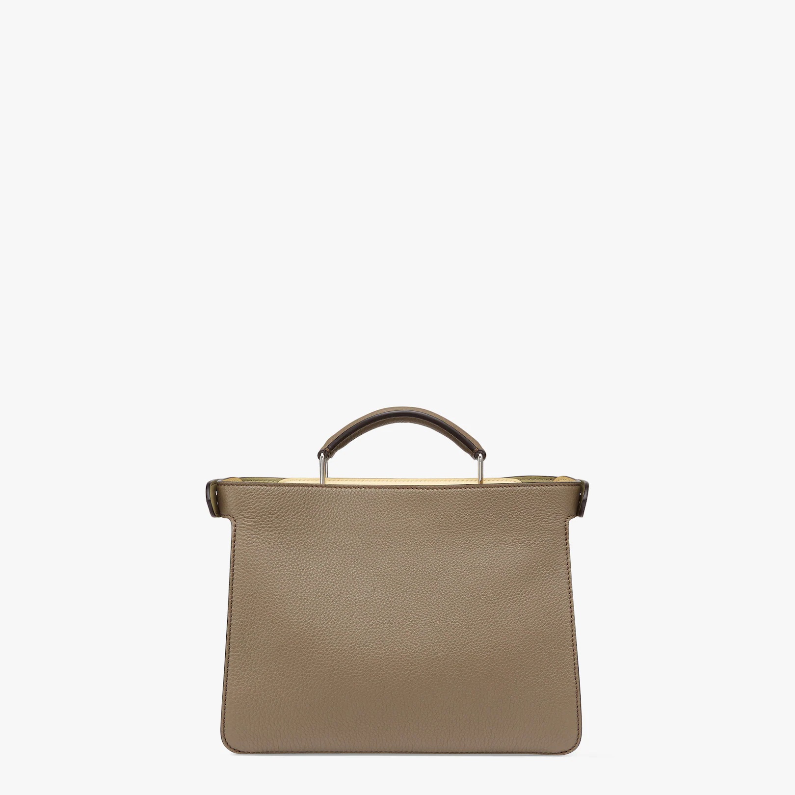 Gray leather bag - 4