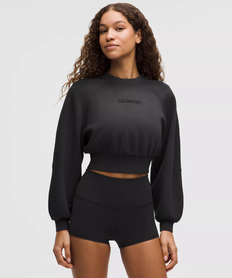 Smooth Spacer Cropped Pullover *Wash 1