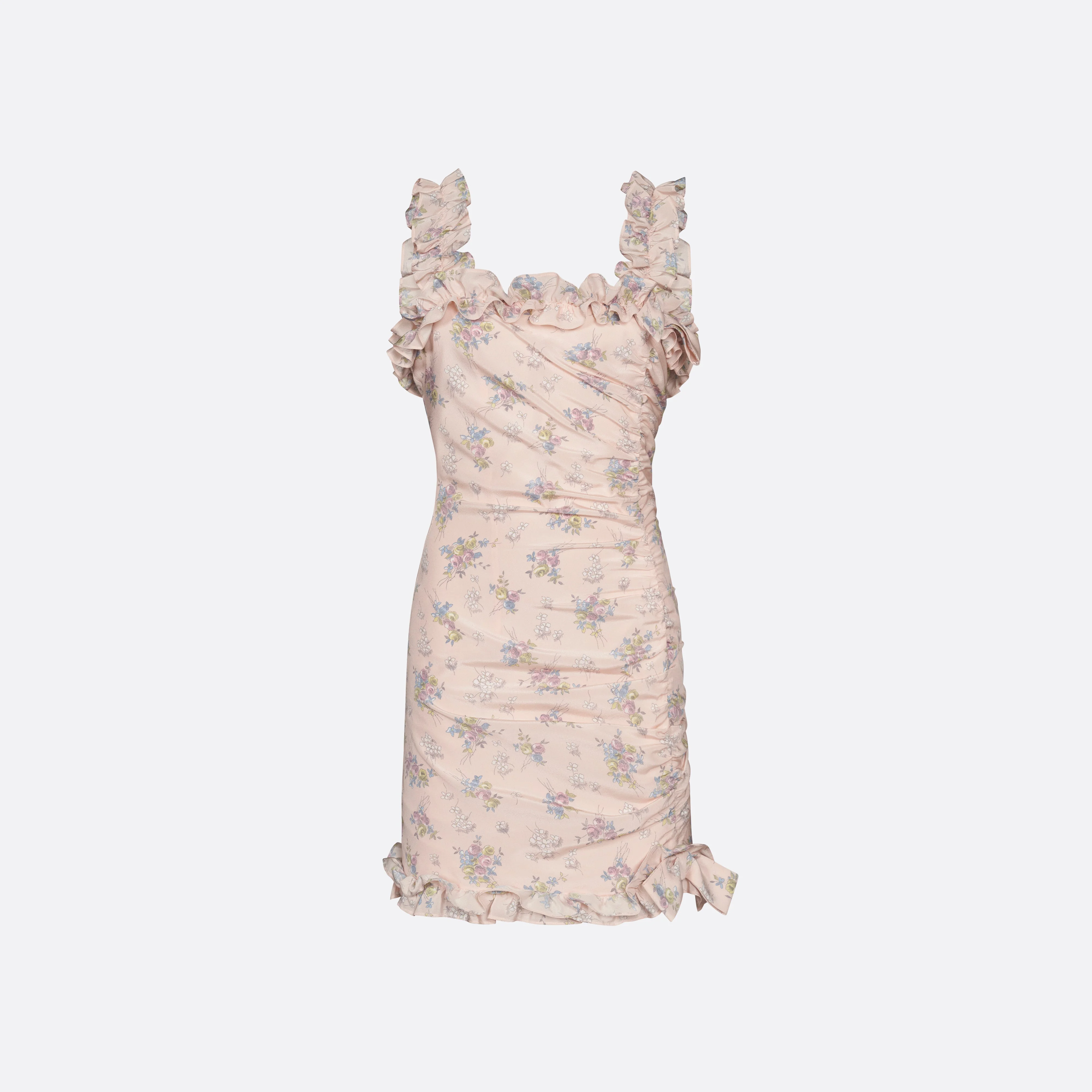 MINI DRESS WITH RUFFLES - 1