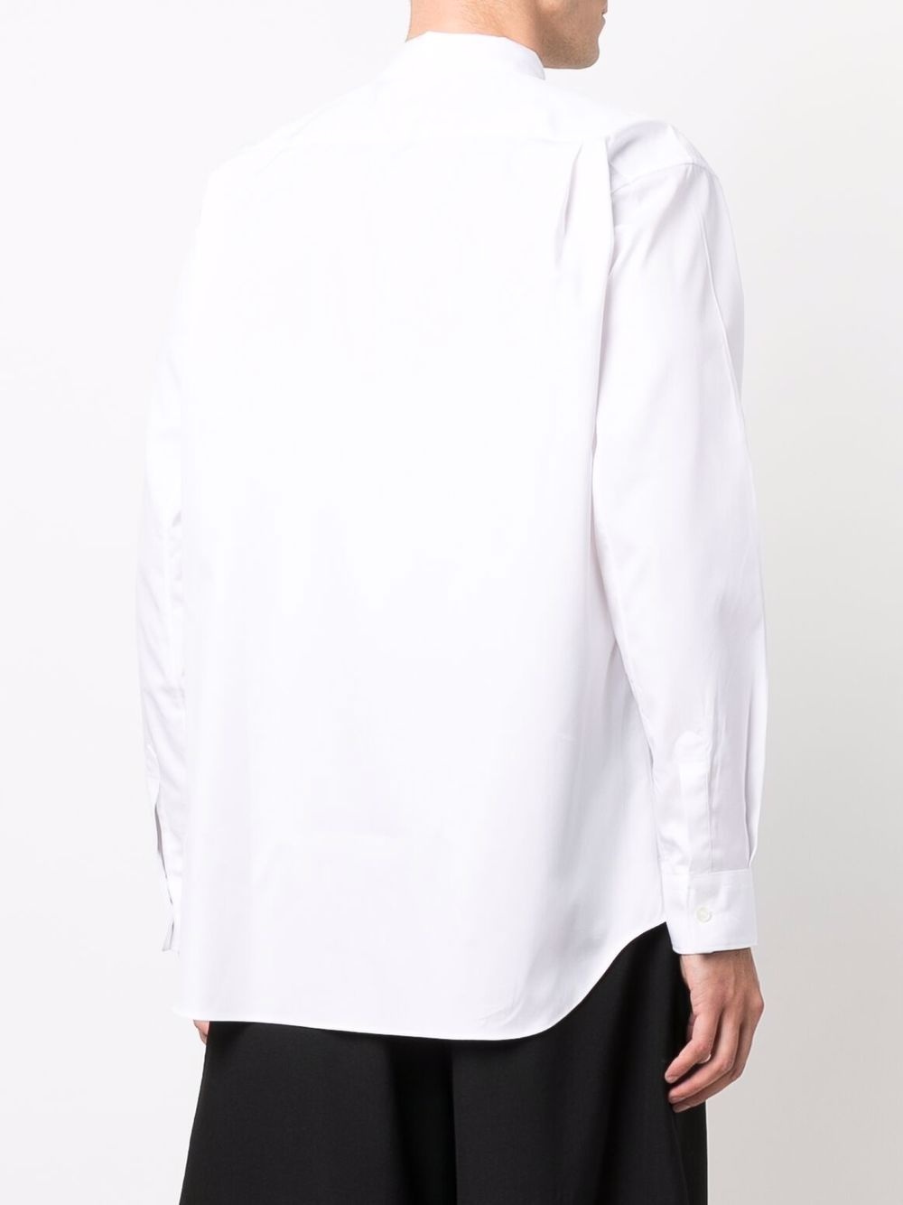 button front poplin shirt - 4