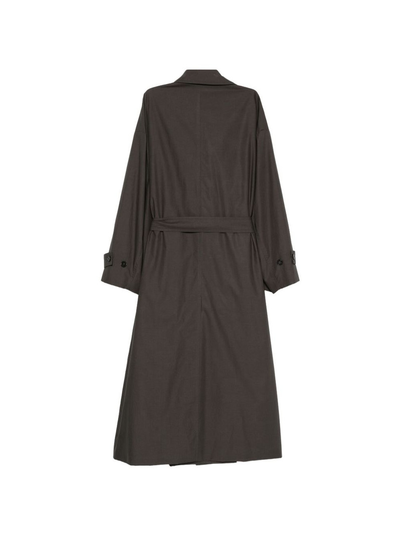 soeur Helio double-breasted belted coat outlook