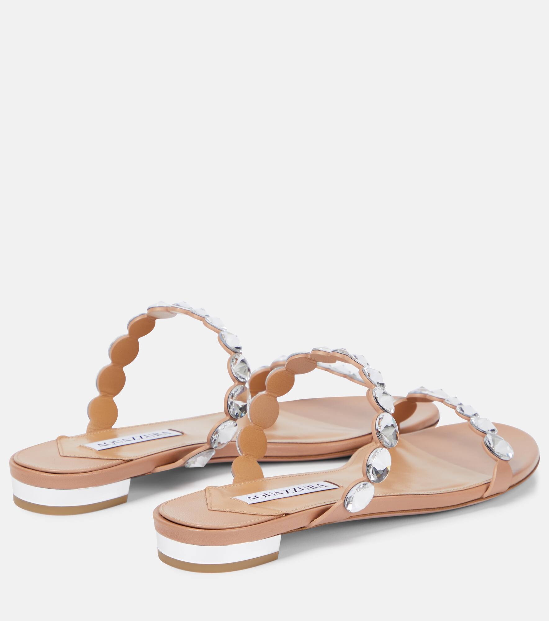 Maxi-Tequila embellished leather sandals - 3