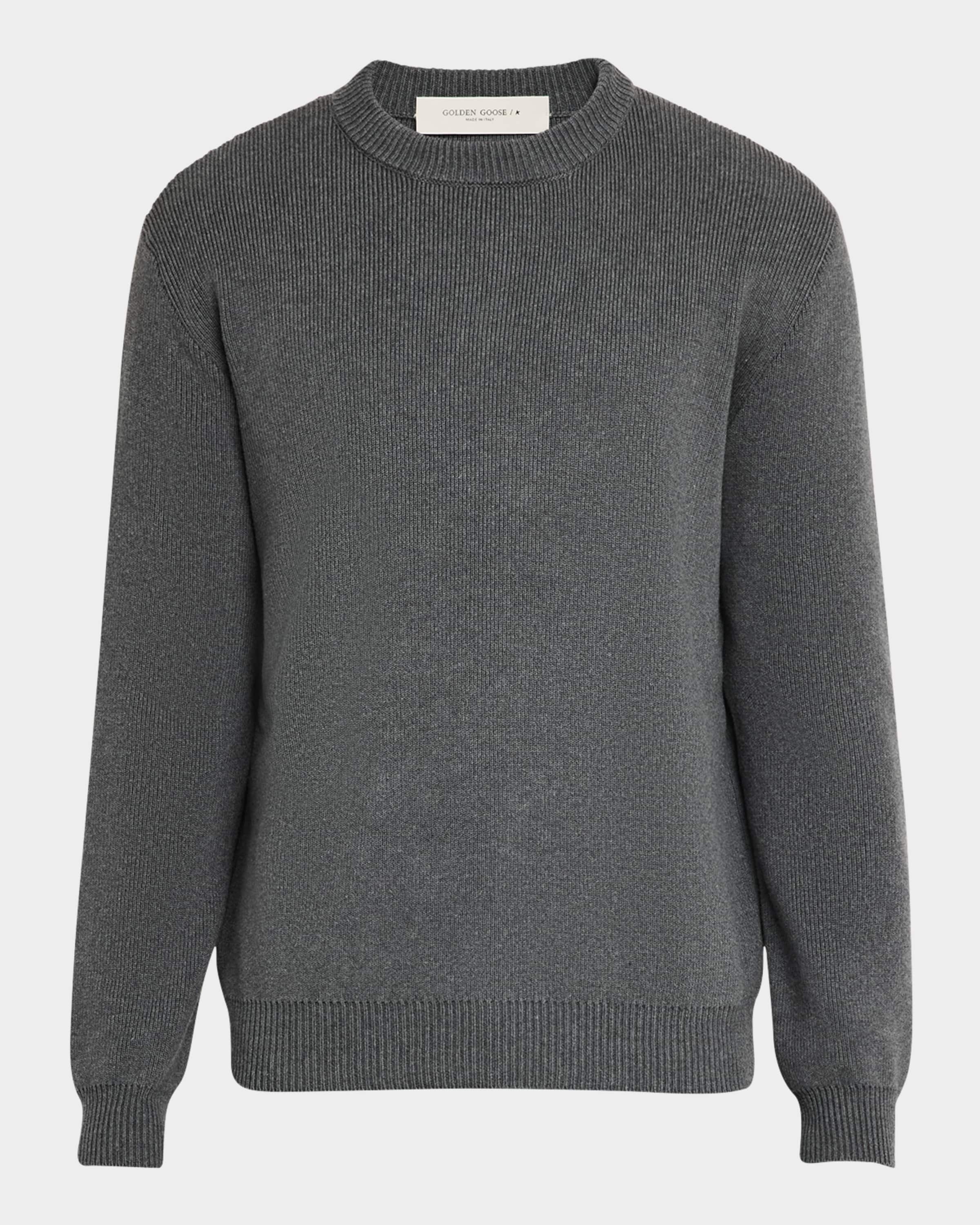 Men's Golden MS Regular Knit Crew Sweater - 2