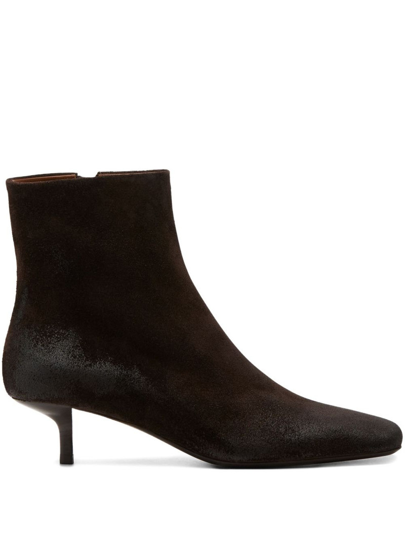 Spazzola kitten-heel square-toe boots 1